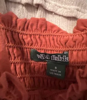 Wild Fable Orange Crop Tank thumbnail 3