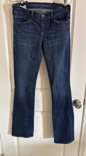 Women's Citizens Of Humanity Sz 27 Long Tall Kelly Low Rise Bootcut Jeans Y2K thumbnail 1
