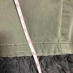 Hollister high-rise Olive Utility cropped green hiking y2k pockets Pants size 30 thumbnail 12