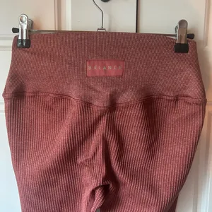 Balance Athletica Ribbed Leggings in Rust thumbnail 8