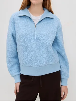 Varley Jaylin Half Zip Fleece in Glacier Blue thumbnail 1