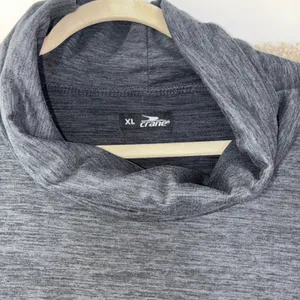 Crane Pullover Cowl Neck Pullover Womens XL Gray Heathered Thumbholes Athletic‎ thumbnail 3
