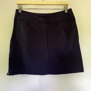 Green Tea sports tennis skirt‎ women's size large pockets navy blue drawstring thumbnail 7