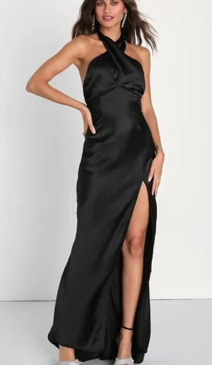 Lulus Black Maxi Dress thumbnail 1