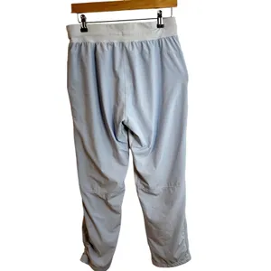 Lululemon Beyond the Studio Crop Blue Linen Womens Size 8 Dance Yoga thumbnail 4