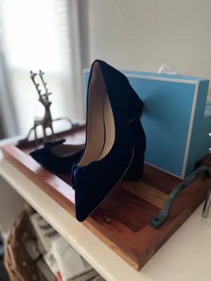 Draper James Frances in Navy Velvet thumbnail 6