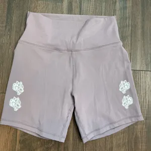 Darc Sport SHE Biker Shorts Purple High Waisted Wolf Graphic Medium Limited Ed thumbnail 1