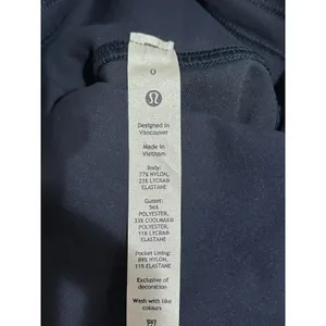 NEW Lululemon Wunder Train High-Rise Tight 0 with Pockets 25 True Navy thumbnail 8