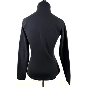 Patagonia Women's Black Half Zip Baselayer Shirt Size Small thumbnail 5