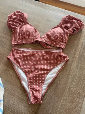 Pink Lily Polka Dot Bikini thumbnail 1