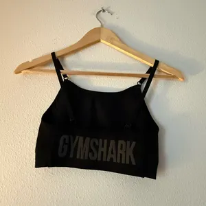 Gymshark Black High Neck Seamless Crop Bra thumbnail 2