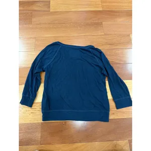 Abercrombie & Fitch Pullover Top Womens Navy Blue Raglan Sleeve L‎ thumbnail 5