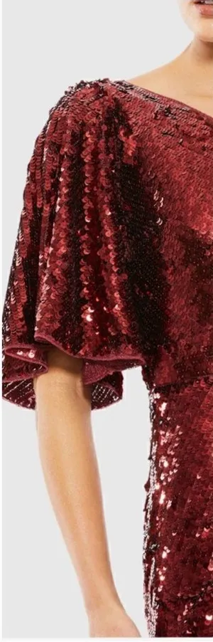 Mac Duggal Womens 93540 Sequin Gown Dress thumbnail 1