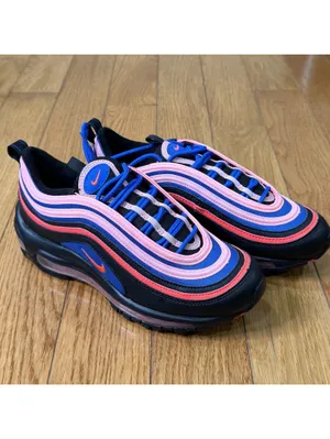 Size US 6Y Nike Air Max 97 GS Black Pink Blue (CT1578-001) Women’s US 7.5 thumbnail 5