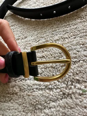 Princess Polly Black Belt Gold buckle thumbnail 3