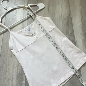 Brandy Melville Tank Top tiffany v neck lace womens Pink (one size) coquette thumbnail 6