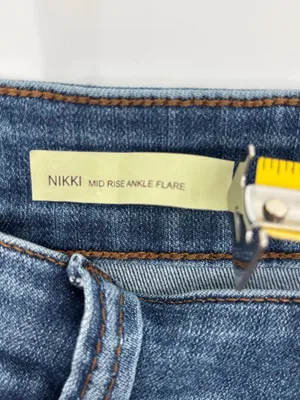 Kut from the Kloth Dark Blue Cropped Ankle flare Jeans thumbnail 6
