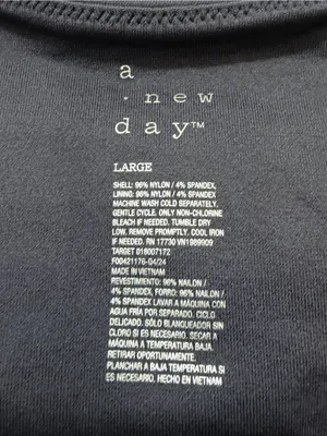A New Day Stretch Tank Dark Grey Size Large NWT thumbnail 3