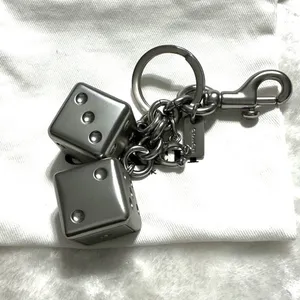 Coach Metallic Dice Keychain thumbnail 6