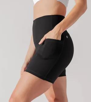 Popflex Supersculpt Midi Short with Pockets Black thumbnail 1