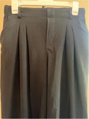 M(Tall) Halara High Waisted Plicated Side Pocket Wide Leg Waffle Work Pants thumbnail 5