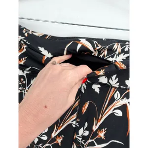 Columbia Weekend Adventure Leggings Women XL Black Floral 7/8 Gorpcore Botanical thumbnail 7