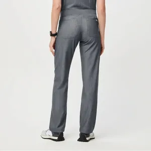 Figs XS Livingston Basic Scrub Pants in Graphite Gray thumbnail 3