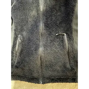 Patagonia Womens Black Fuzzy Full-Zip Hoodie Jacket Size M Polyester Warm & Soft thumbnail 10