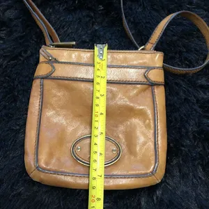 FOSSIL leather purse bag crossbody thumbnail 9