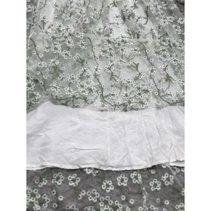 Ever After Floral Embroidered Maxi Dress Cottagecore Wedding Guest Long Sleeve S thumbnail 13