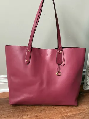 Coach Central Leather Tote 39, Peony Pink / Gold thumbnail 15