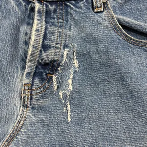 Unionbay Vintage Y2K Denim Low Rise Buckle Back Medium Wash Jean Shorts 9 thumbnail 8