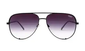 Quay x Desi High Key in Black & Smoke Gradient Sunglasses thumbnail 1