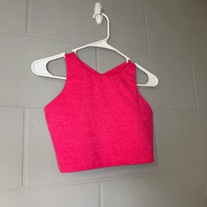 OFFLINE By Aerie The Hugger High-Neck Longline Sports Bra in Pink Size Medium thumbnail 4