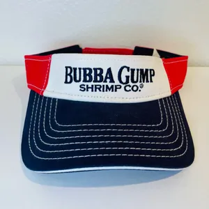 Bubba Gump Shrimp‎ Co. NWT Vintage Red, White & Navy Visor thumbnail 2