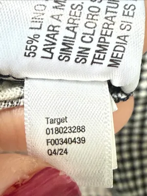 NWT A NEW DAY Classic Black & White Gingham Square Neck Tank Top Size Large thumbnail 8