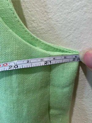 Free People NWOT 100% Linen Vest Green Light Lime Bright‎ Young Things Size M thumbnail 13