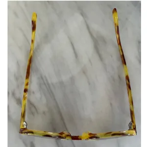 J.Crew Yellow Tortoiseshell Round Eye Vintage Inspired Sunglasses thumbnail 5
