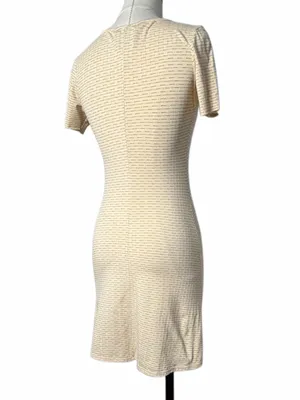 Reformation Knitted Pattern Bodycon Dress thumbnail 4