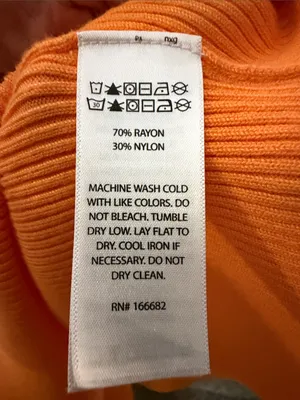 Caroline Constas Vibrant‎ Orange Knit Maxi Dress With Collar Size Large thumbnail 6
