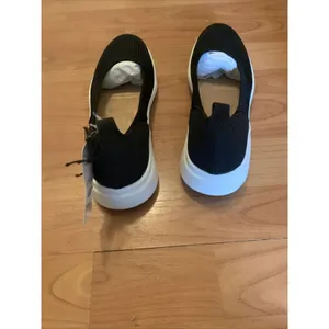 Time And Tru Women's Comfort Black Ballet Flats Shoes Black White Size 8 thumbnail 16