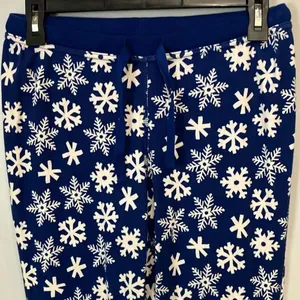 Hanna Andersson Snowflake Pajama Pants Size Small Christmas Holiday #786 thumbnail 2