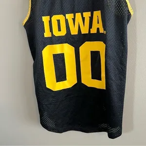 ✨ Kadyluxe Collection Black Iowa Hawkeyes Basketball‎ Jersey #00 Medium thumbnail 3