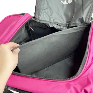 NWT Totes Isotoner Bright Pink Travel Carry On Duffle Bag Luggage thumbnail 15