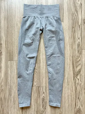 NVGTN Grey Mid Rise Contour 7/8 Leggings Size XS Workout Athletic Activewear thumbnail 6