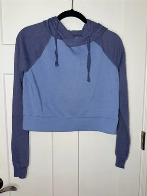SO Lounge Life Color Block Cropped Hoodie thumbnail 1