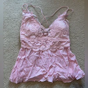 Charlotte Russe Pink Babydoll Top thumbnail 1