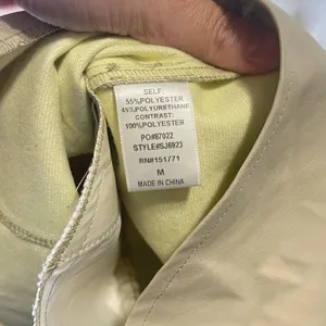 Le Lis Women's Beige‎ Faux Leather Jacket Trench Coat Size Medium thumbnail 4