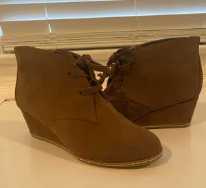 DV by Dolce Vita Suede Wedge Booties thumbnail 6