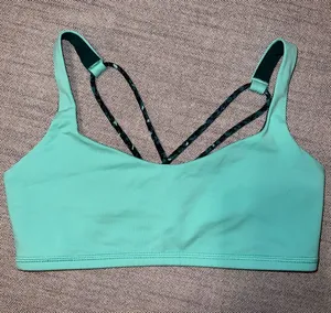 lululemon athletica Mint Green Strappy Sports Bra thumbnail 1